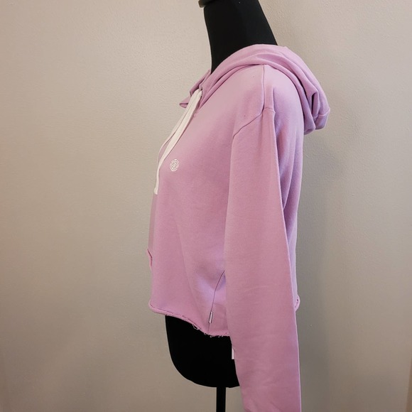 Element Women's NWT Crop Pullover Raw Hem Hoodie Size X-Small - Picture 7 of 11